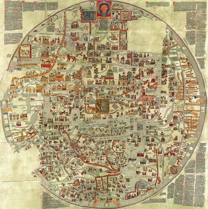 Mappa Mundi d'Ebstorf - Gervais d'Ebstorf, 1239