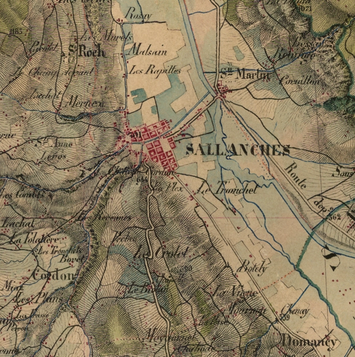 Carte d'État Major - XIXe siècle