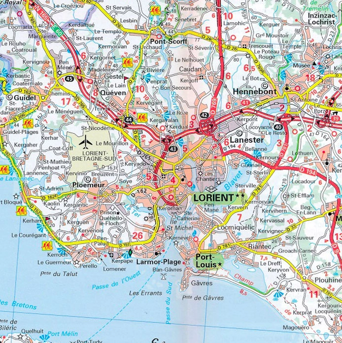 Carte routière Michelin - depuis 1905