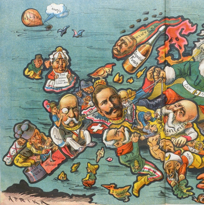 Das heutige Europa, Nebelspalter n°39 - 1897