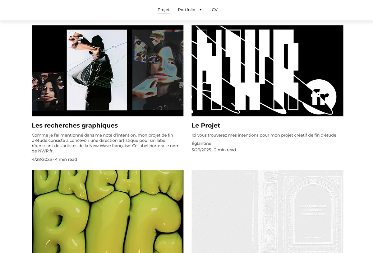 le projet et l'article en ligne d'églantine duflot