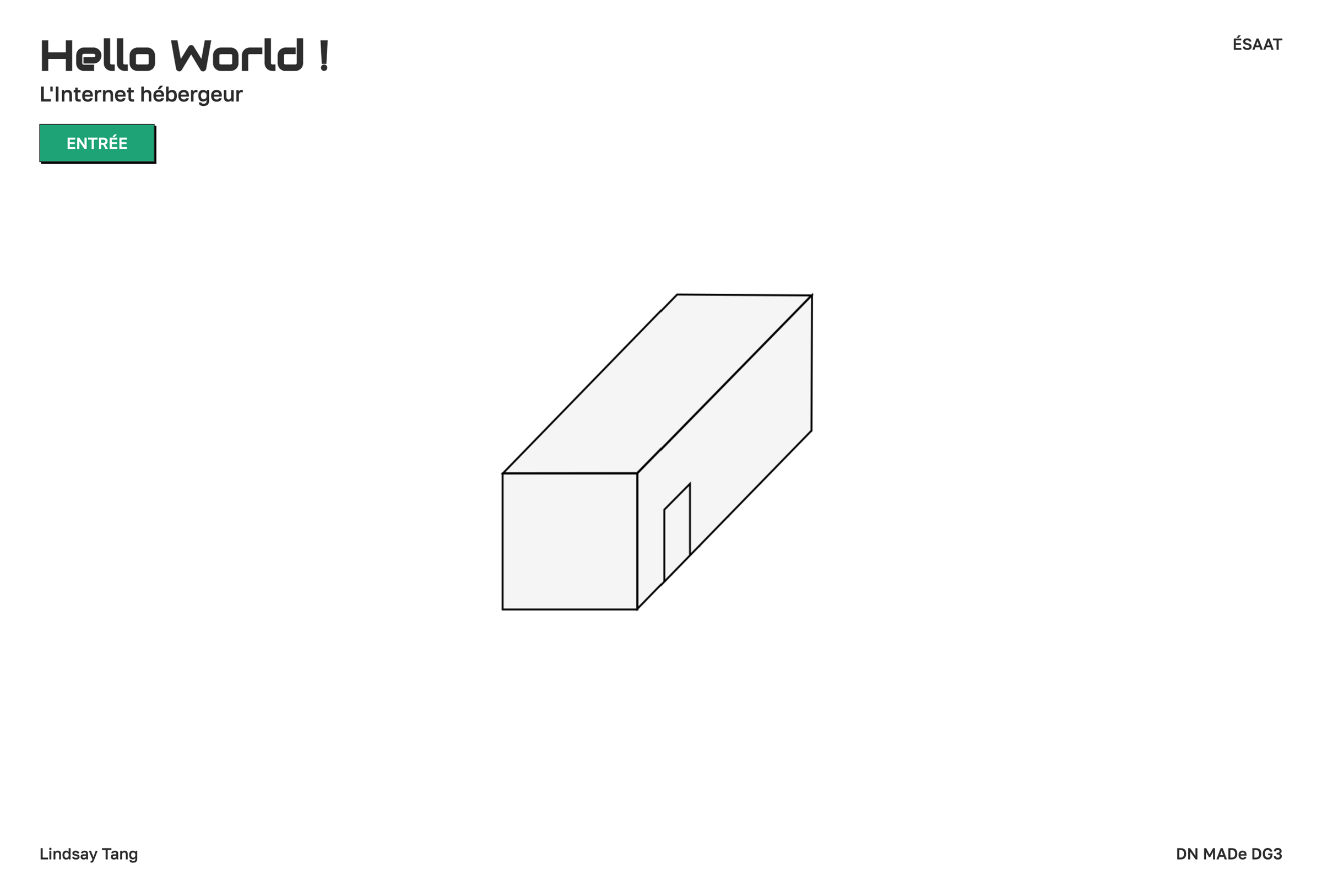 le mémoire et le projet en ligne de lindsay tang