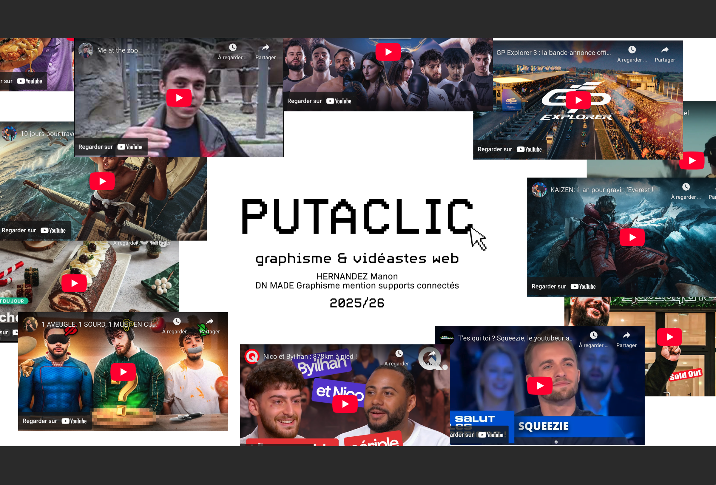 le mémoire et le projet en ligne de manon hernandez