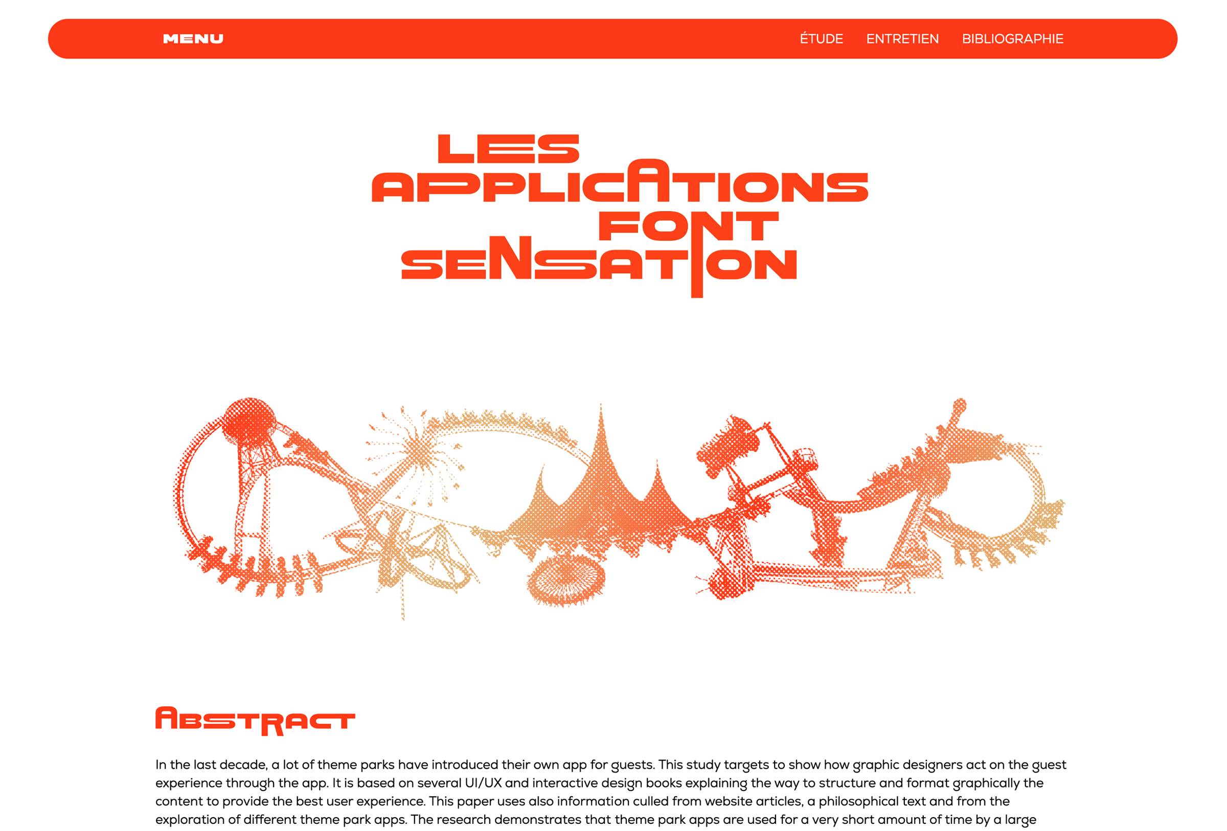 le mémoire et le projet en ligne de thibaut gressier