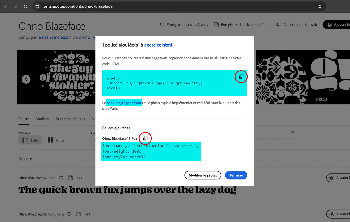 les styles avec la règle CSS @import