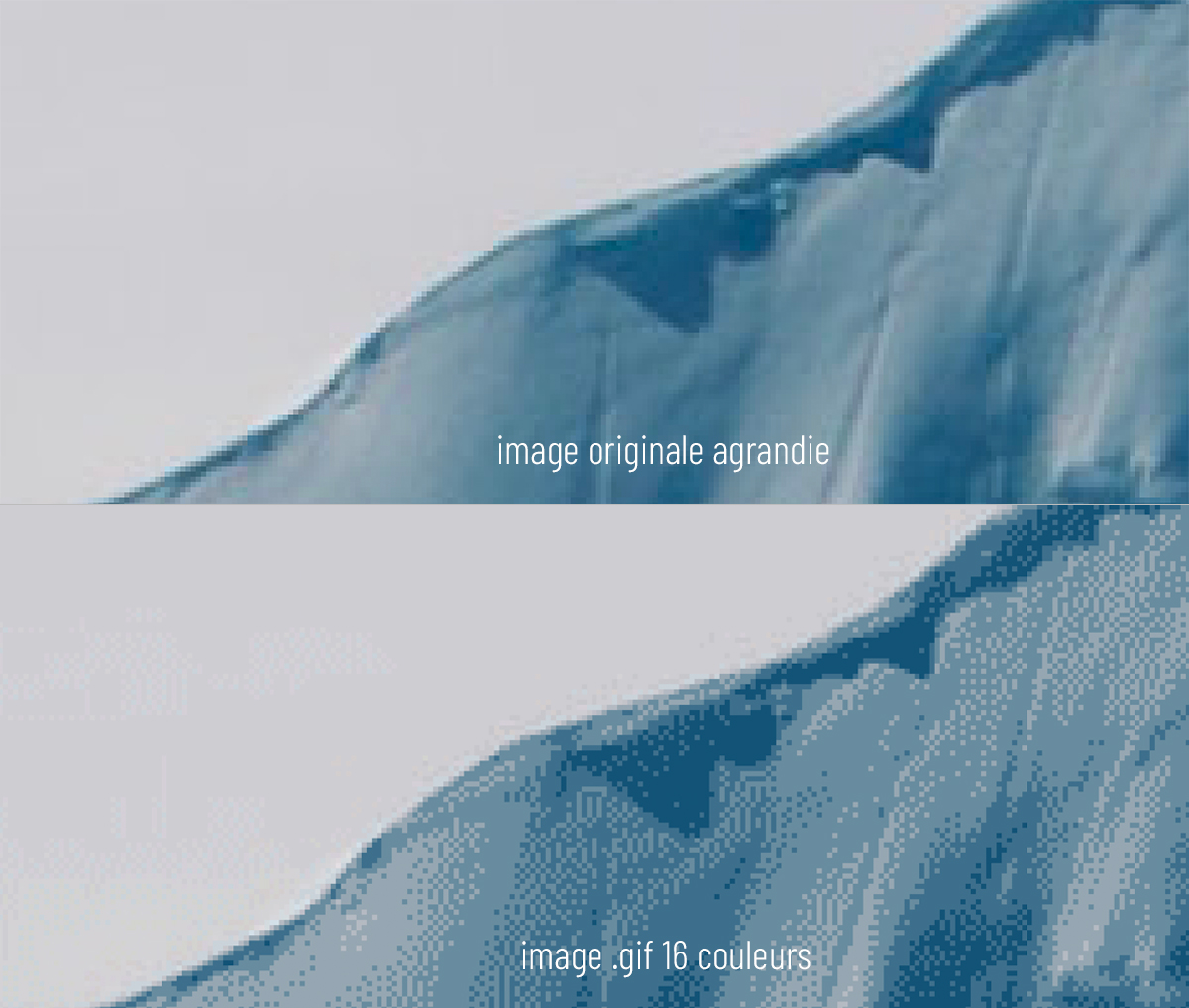 un exemple de compression non destructive